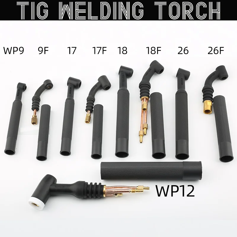 Soplete de soldadura Tig Flexible cabeza WP9 WP12 WP17 WP18 WP26 del cuerpo de la linterna WP17F WP18F WP26FTig accesorios de soldadura tig La WP9 WP12