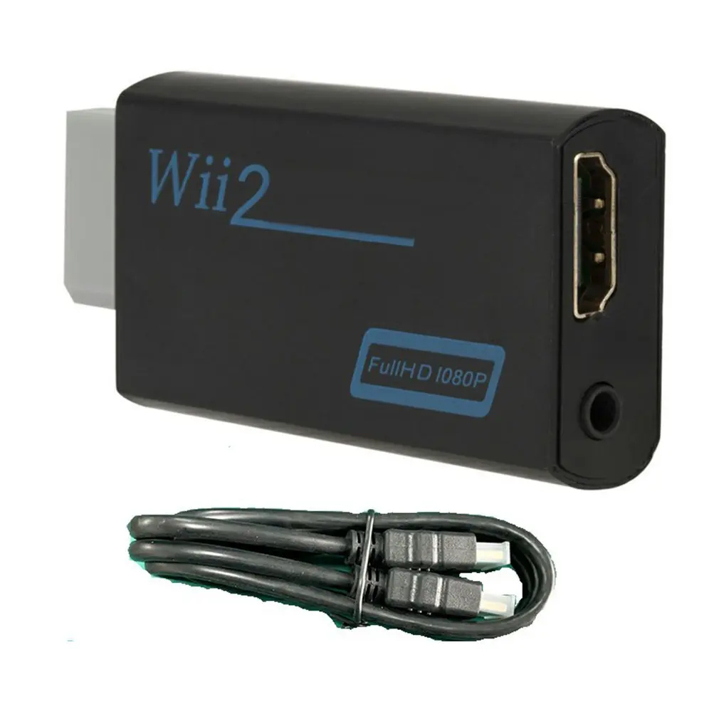 

WII To HDMI-compatible Adapter WII To HDMI-compatible Adapter Lossless Direct Display Adapter With HDMI-compatible Cable