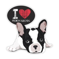 dawasaru i love french bulldog colorful car sticker waterproof decal laptop motorcycle auto accessories decoration pvc15cm14cm