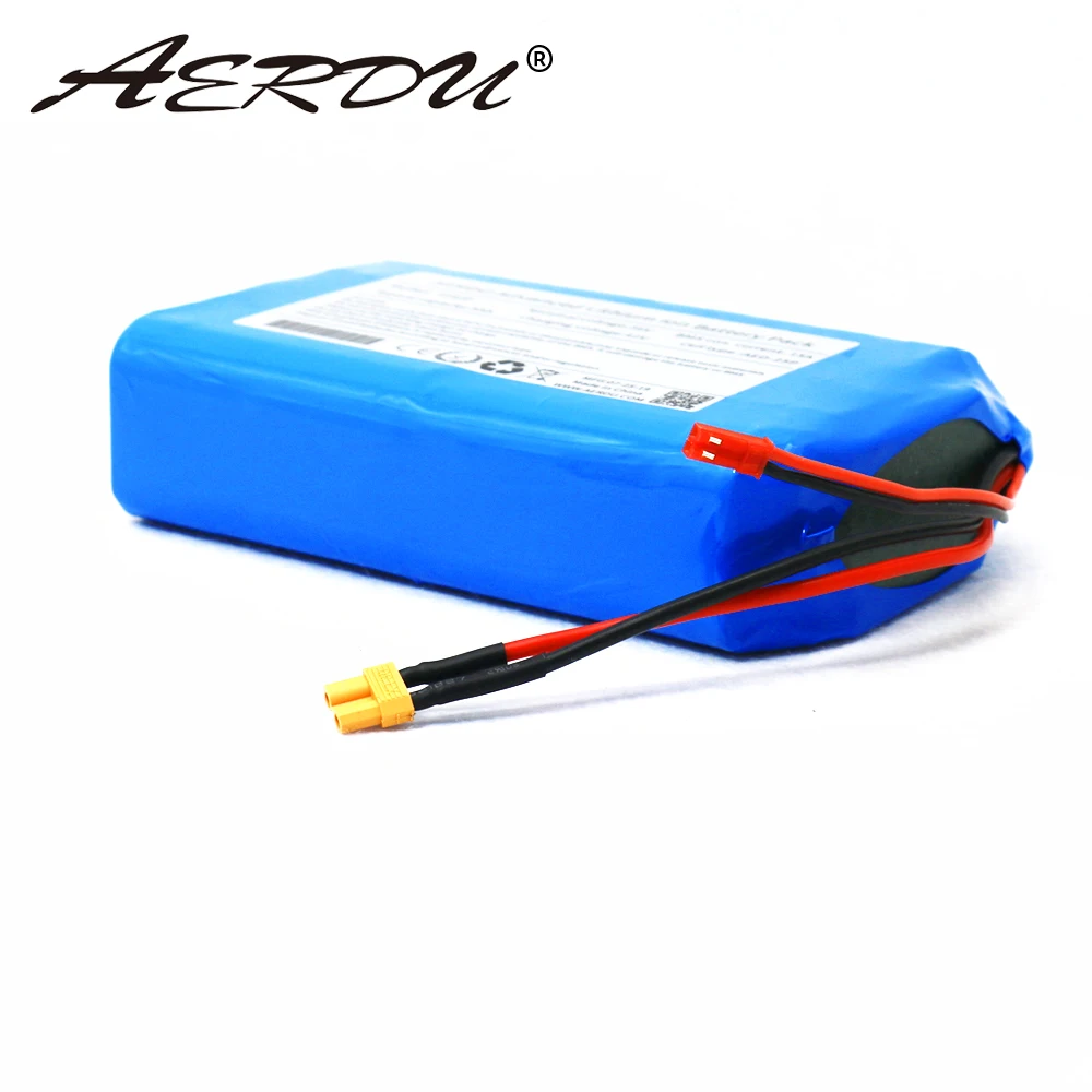 

AERDU 10S2P 36V 5Ah 400watt li-ion battery pack xt60 jst for ebike scooter motor 42V lithium batteries 15A Separate port BMS