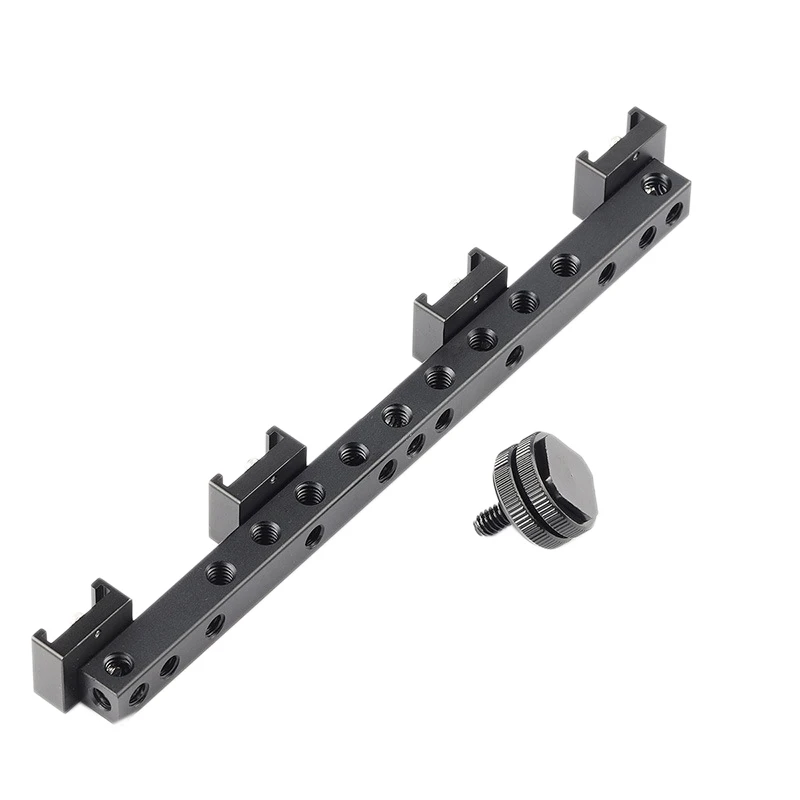 

Multifunctional Extension Hot Shoe with Multiple 1/4 Threaded Holes Extension Bracket Cold Shoe One Point Four