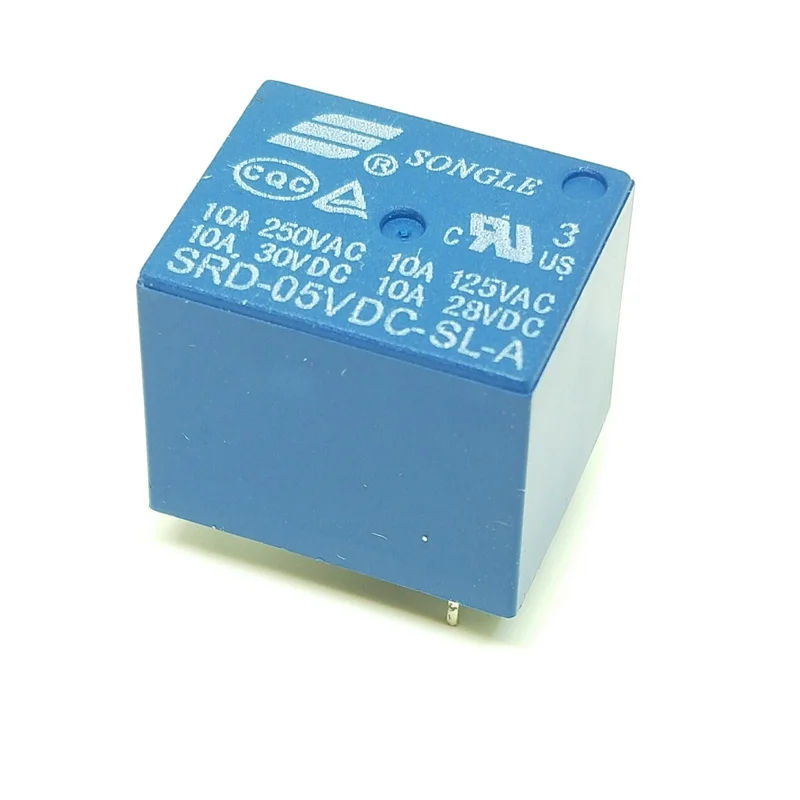 Реле SRD 05VDC SL A 12VDC 24VDC 48VDC 05V 12V 24V 48V 10A 250VAC 4PIN|Реле| |