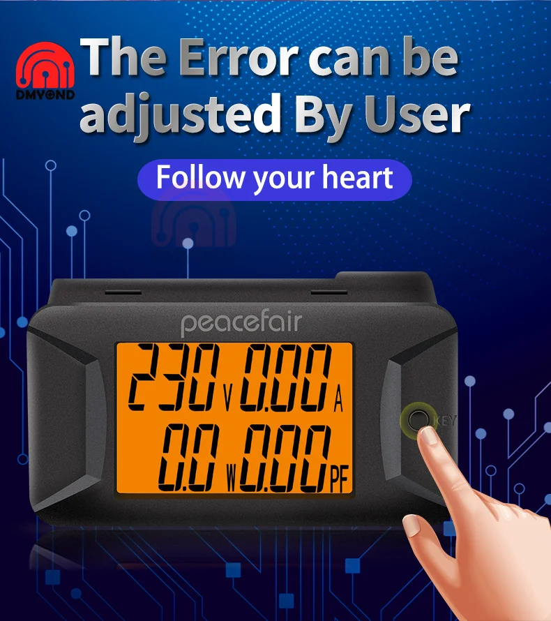 PZEM-028 AC 40-400V 100A Цифровой мультиметр Напряжение ток Мощность измеритель