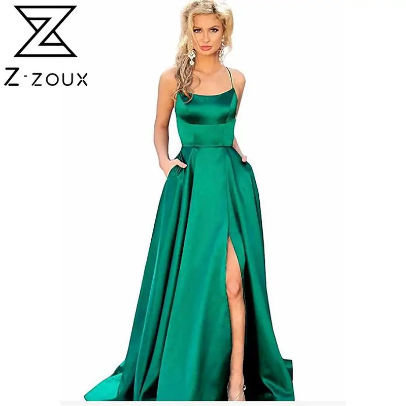 

Z-ZOUX Women Dress Temperament Evening Party Night Maxi Strapless Backless High Waist Split Sexy Dresses Autumn 2021 Fashion New