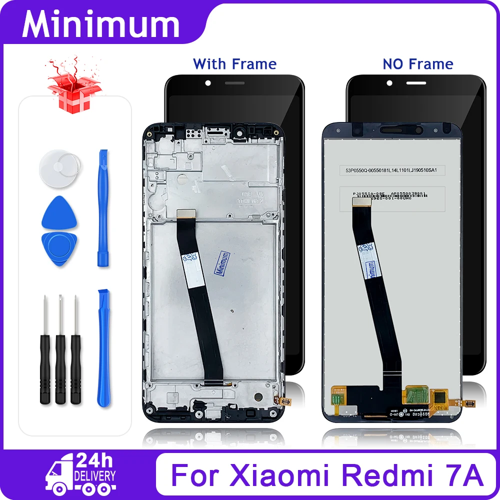 ЖК дисплей 5 45 дюйма для Xiaomi Redmi 7A дигитайзер сенсорного экрана в сборе с рамкой