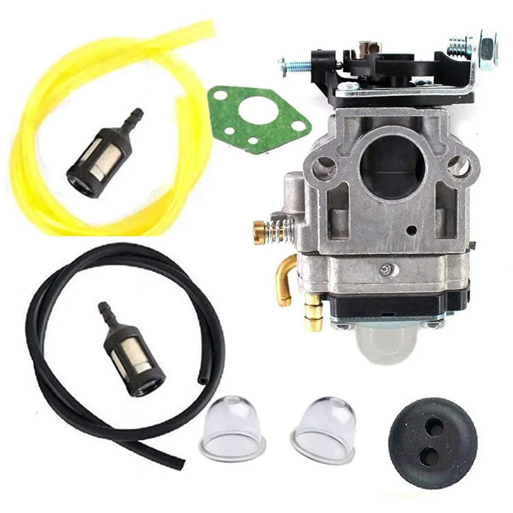

Carburetor Filter Gasket Fuel Hose Primer Pump Rubber Grommet Kit For Timbertech MS-2TL-52 Brushcutter 3PS 52ccm