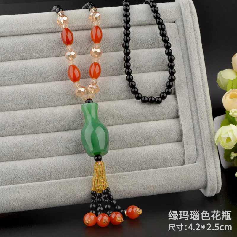 Женское длинное ожерелье с кисточками в стиле ретро этнический изящный Джокер