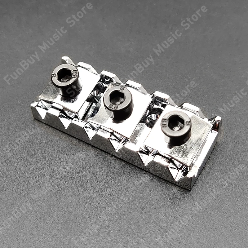 42mm 43mm gitarre tremolo brücke locking mutter elektrische gitarre locking string brücke mutter schwarz gold chrom free global shipping