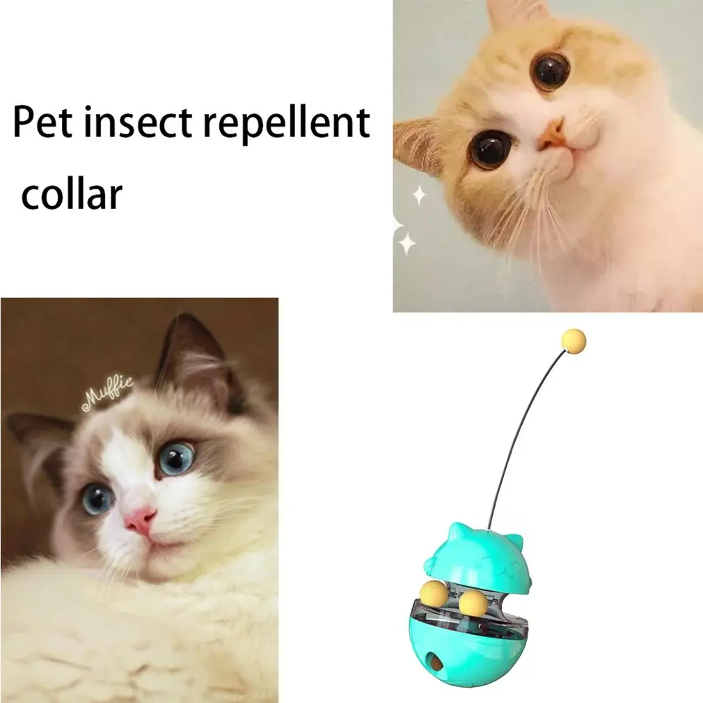 

Tumbler Fortune Cat Treat Toy Interactive Food Dispensing Self-Playing Puzzle Feeder Toy Dispensing Ball For Cat