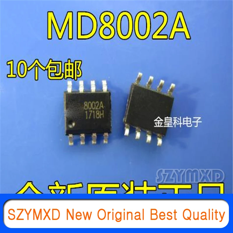 

5Pcs/Lot New Original MD8002A MD8002 patch SOP8 3W audio power amplifier IC chip 8002A In Stock