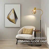 intelligent control dimming and color matching white light warm light remote control bedroom living room led floor lamp