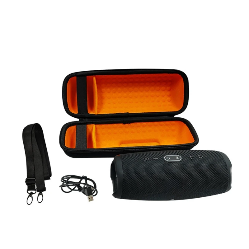 

Portable Case Bluetooth Speaker Protective Bag for J-B-L Charge 5 Shock-Proof 448F