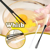 mini long strip double head whisk hand push egg beater wire cream whisk for baking stirring baking gadgets hand whisk mixer