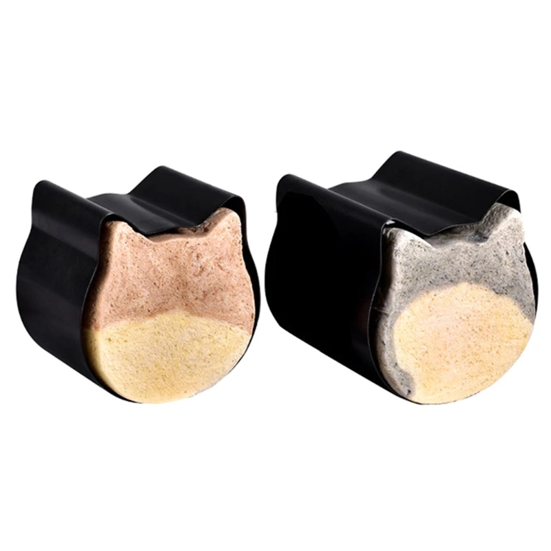 

N1HA No Stick Cat Head Shape Toast Bread Mold Aluminum Fondant Cookie Cutter Pan Cake Mould Tool Kitchen Supplies
