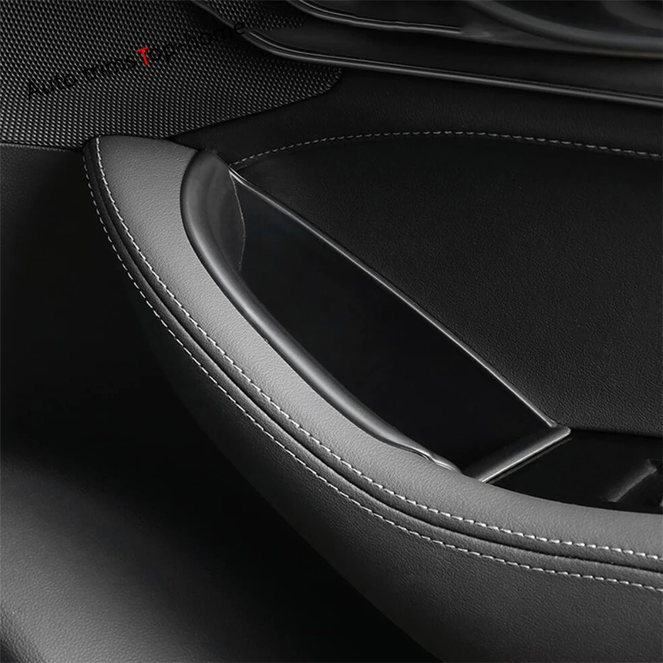 Pаспродажа Yimaautotrims автомобильные дверные ручки для хранения Органайзер для автомобиля коробка держатель телефона Пластик Накладка для Cadillac CT5 CT5-V 2020 ...