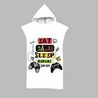 Настраиваемое банное полотенце из микрофибры, пляжный купальник с капюшоном для серфинга, купальник серии 3D с принтом, пончо, Быстросохнущий дорожный Халат