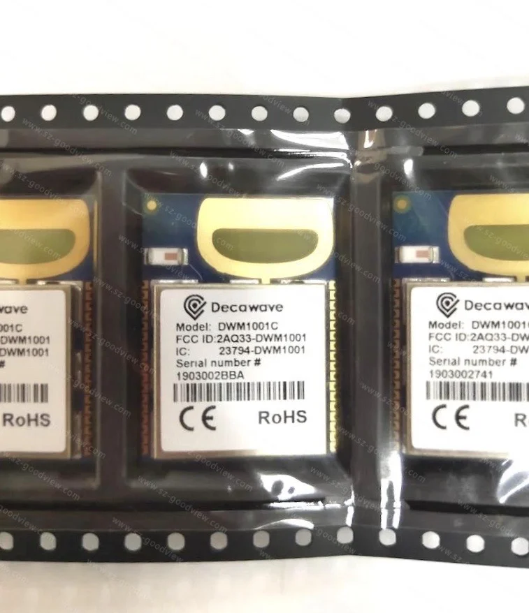 Original DWM1001C v4.0 UWB 2.4GHz 6.5GHz Transceiver Module DWM1001 802.15.4 |
