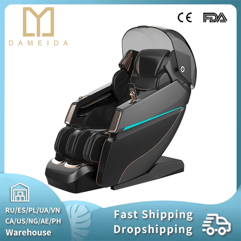 

GH917 Luxury SL track 3D movement 4d AI voice body detection full body airbags zero gravity massage chair