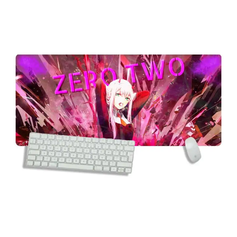 

Zero Two Customized laptop Gaming mouse pad Desk Table Protect Game Office Work Mouse Mat pad X XL Non-slip Laptop Cushion