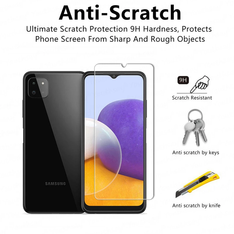 for samsung galaxy a22 glass tempered glass for samsung a22 a32 a52 a72 a12 a21s a51 a71 glass screen film protector galaxy a22 free global shipping