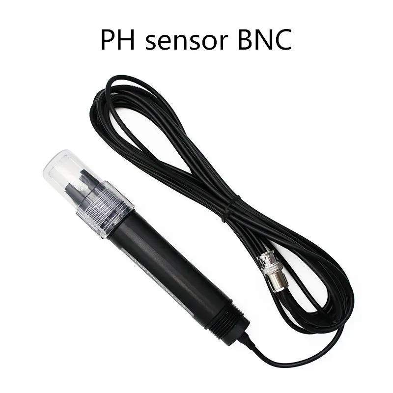 PH sensor BNC РН датчик температуры датчик обнаружения модуль напряжение 0-5 в 0-10 В 4-20mA RS485 выход рН датчик рН электрод BNC - Цвет: PH sensor BNC
