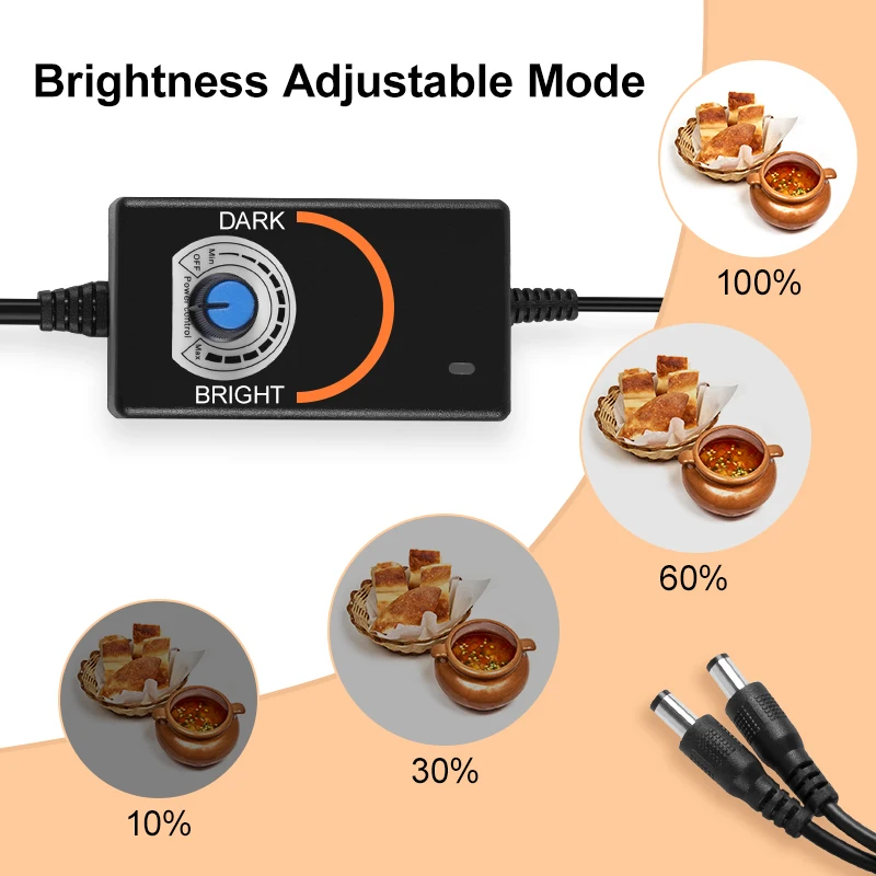 40 см светильник ящик столешницы фото студия складной светодиодный 5500K с