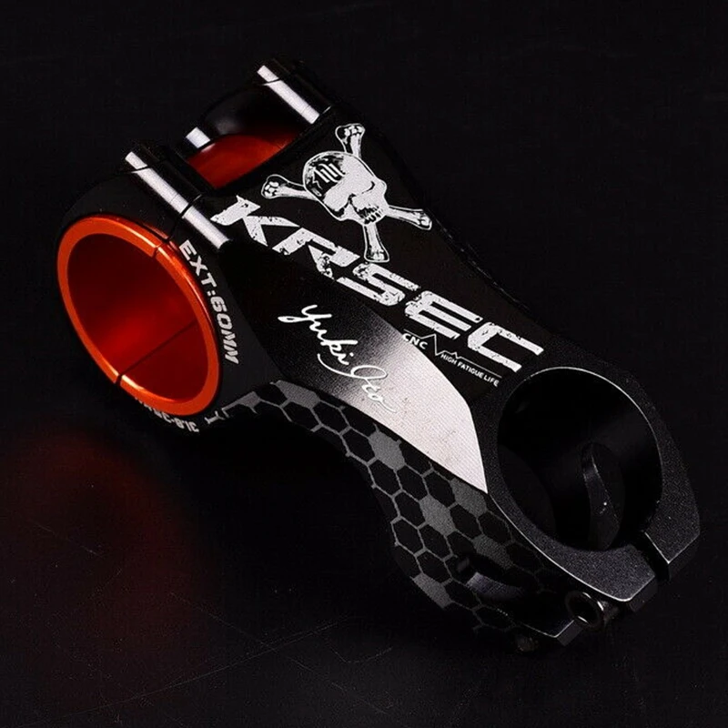 ABZB-Krsec алюминий-17 ° стебли 31,8/35X60 мм Mtb Xc Dh дорожный велосипед стержень черный череп