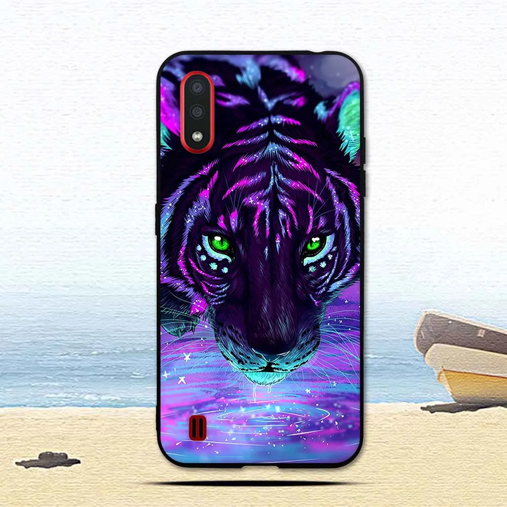 Чехол для Samsung Galaxy A01 чехол 5 7 дюйма Мягкая силиконовая задняя крышка A10E A20E A21 A21S