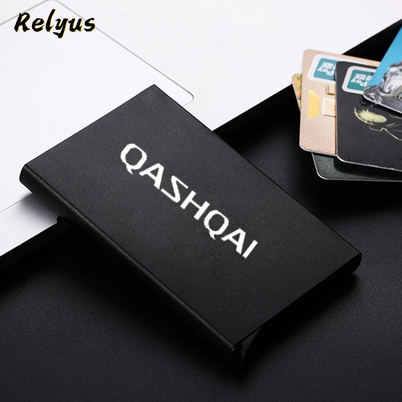 Держатель для кредитных карт с защитой от кражи мужчин и женщин тонкие