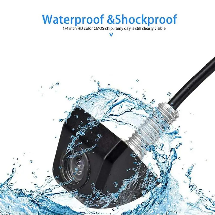 Rear camera Vehicle Hidden View Camera Metal Body Car Reverse Camera front view camera 170 Degree Auto Parking Backup Camera