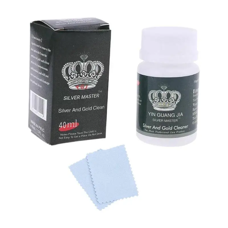 Моющее средство для ювелирных изделий 40 мл универсальное удаления ржавчины