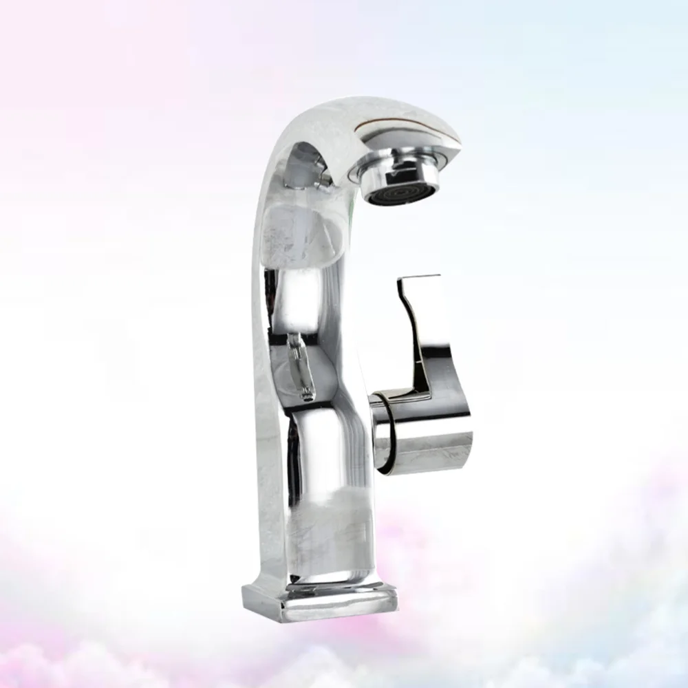 

Basin Vertical Type Spiral Vegetable Rotatable Single Hole Water Kitchen Supplies (Silver)