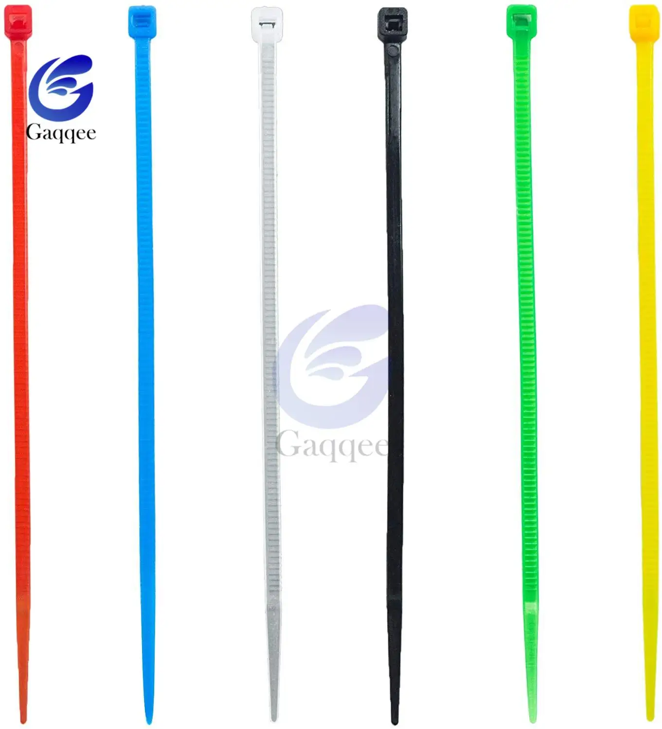 Самозакрывающиеся пластиковые нейлоновые кабельные стяжки 100 шт. 200 мм черные