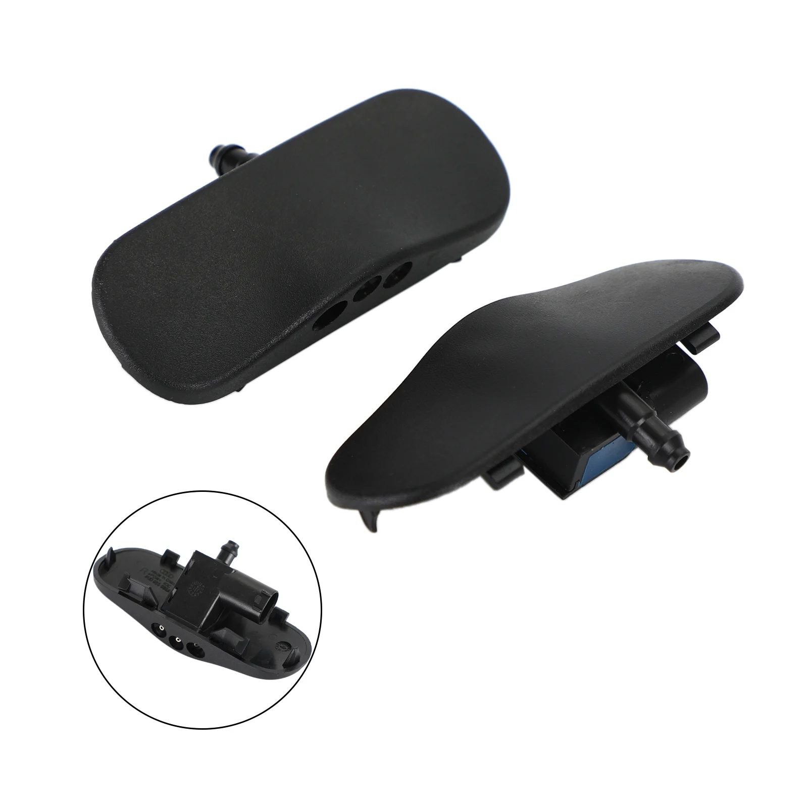 

Areyourshop 2x Front Windscreen Washer Spray Nozzle Jet Heated For AUDI A3 A4 Q3 Q5 Q7 TT 4GD955987 4GD955988 Car Auto Parts