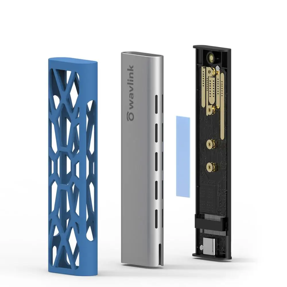 Wavlink M2 SSD чехол M.2 к USB 3 1 Gen 2 NVMe корпус для nvme PCIE UASP M ключ NGFF SATA C SDD адаптер жесткого