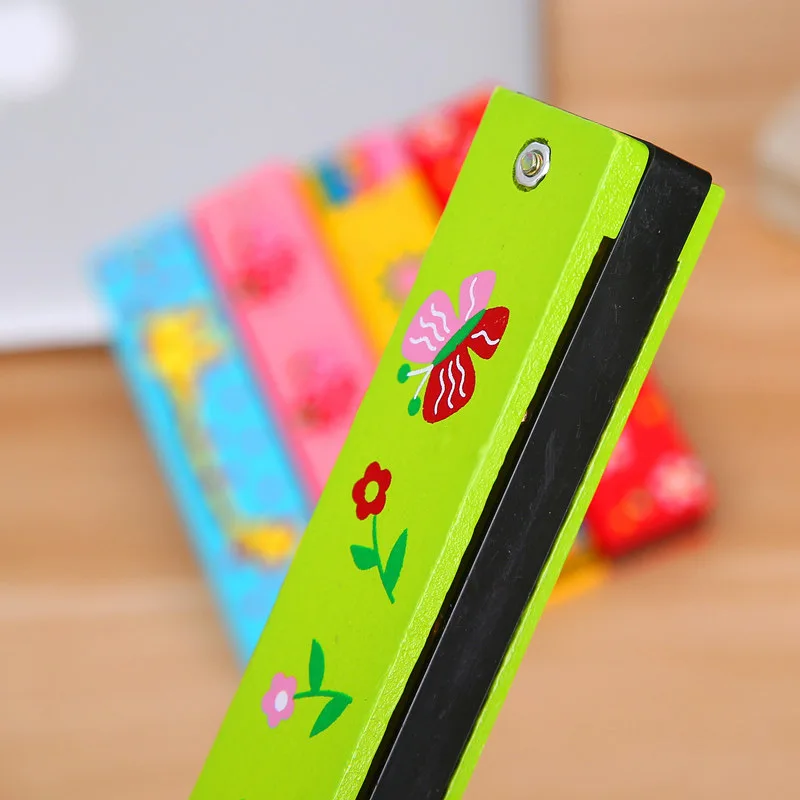 Бесплатная доставка Детские музыкальные игрушки из дерева гармоника были