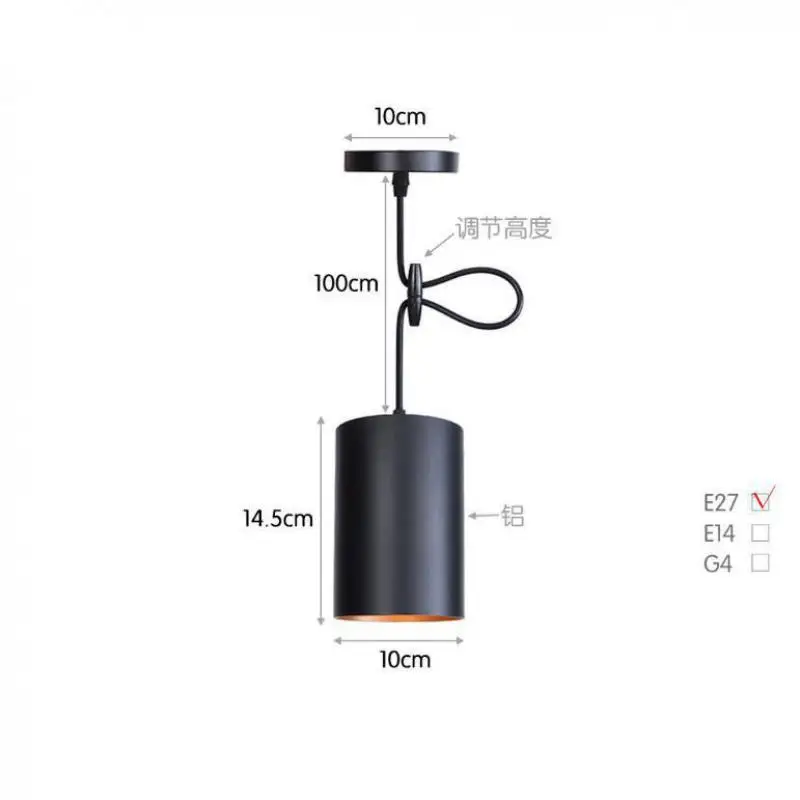 Подвесной светильник E27 светодиодная лампа в стиле ретро современное освещение