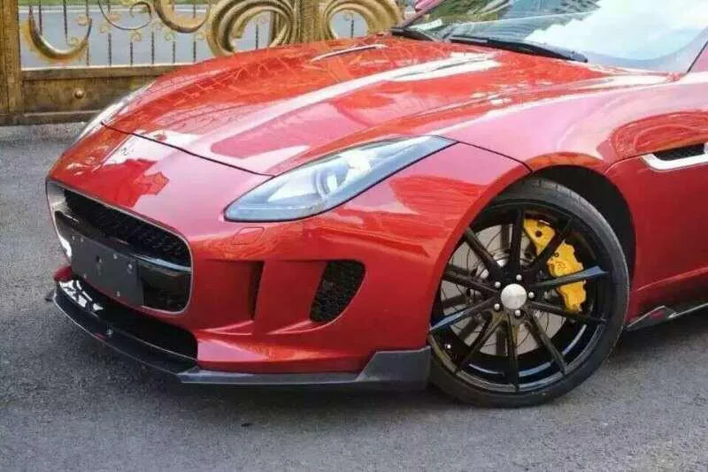 Carbon Fiber Full Body Kits Rear Diffuser Side Skirts Front Bumper Lip for Jaguar F-TYPE 2014 2015 | Bumpers