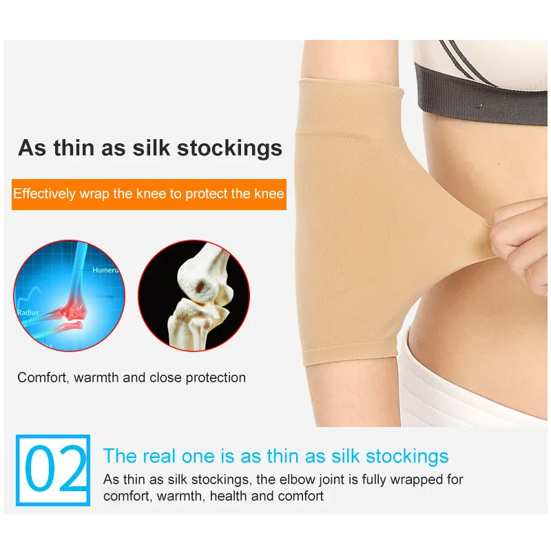 

Outdoor Elbow Arm and wristband Summer Ultra thin female scab warm joint cold proof wrist and elbow Running protective cover