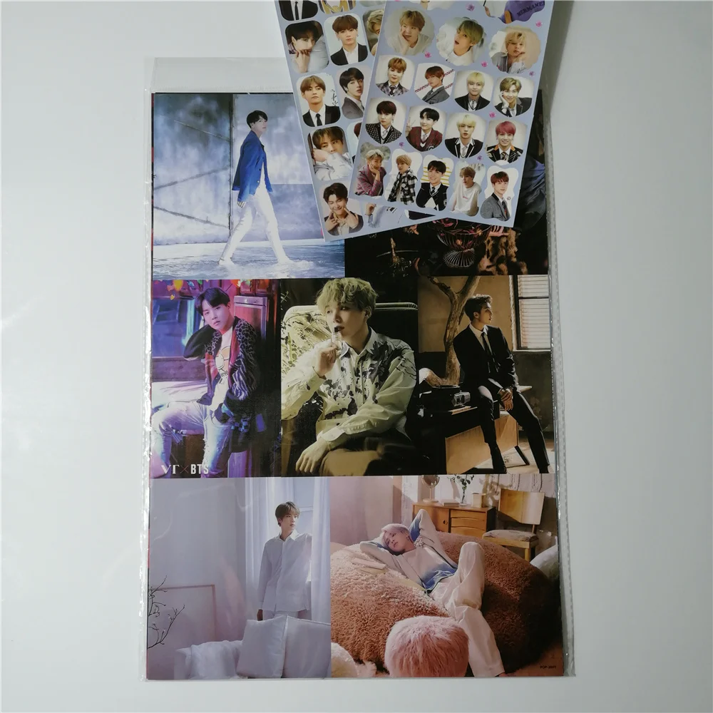 8 *(42x29 см) Новые Настенные стикеры Bangtan Плакаты для мальчиков Подарочные постеры