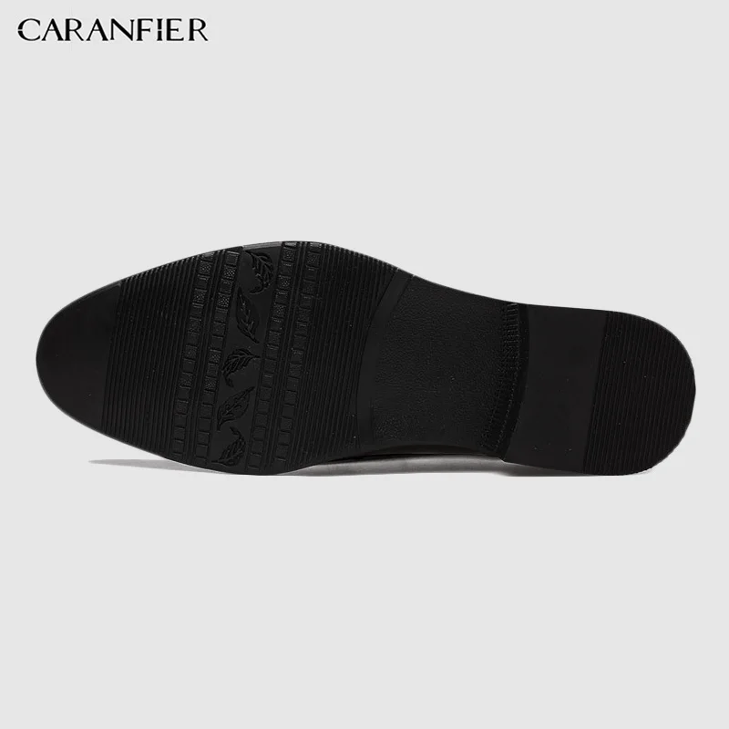 CARANFIER/2 пары итальянских черных официальных туфель; мужские лоферы; свадебные модельные туфли; Туфли-оксфорды из лакированной кожи; мужские кожаные туфли