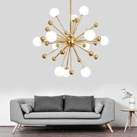 nordic modern multiple heads led ceiling glass chandelier lighting personality colorful home decorative hanging lighting fixture