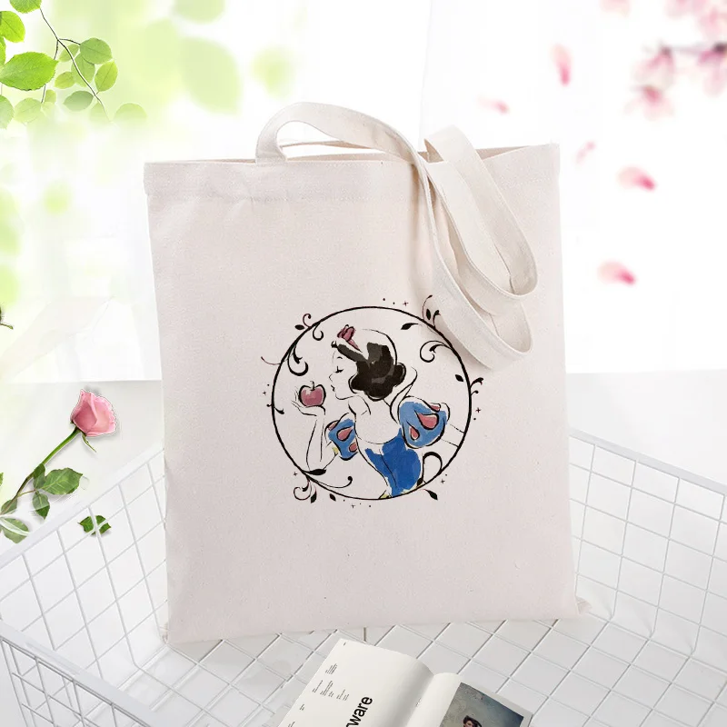 Классическая сумка с узором из сказок для повседневного использования тоут