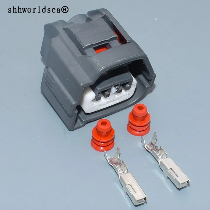 Shhworldsea 2-контактный разъем фары переднего тумана 2,2 мм 90980-10899 7283-7020-10 для бампера сборочного модуля световых приборов для Chevrolet.