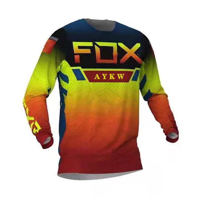 

2021 Jersey Long Sleeve Cycling Enduro Mtb Shirt Downhill T-shirt Camiseta Motocross Mountain Clothing Fox long sleeve