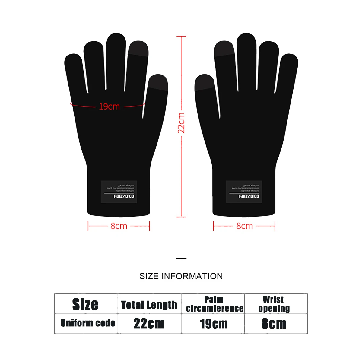 

Winter Gloves Thicken Fleece Mitten Touch Screen Gloves Outdoor Windproof Men Women Guantes Driving Riding