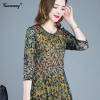 korean style 5xl vintage lace blouse women black blusas mujer de moda 2021 autumn plus size tunic tops flower long shirts