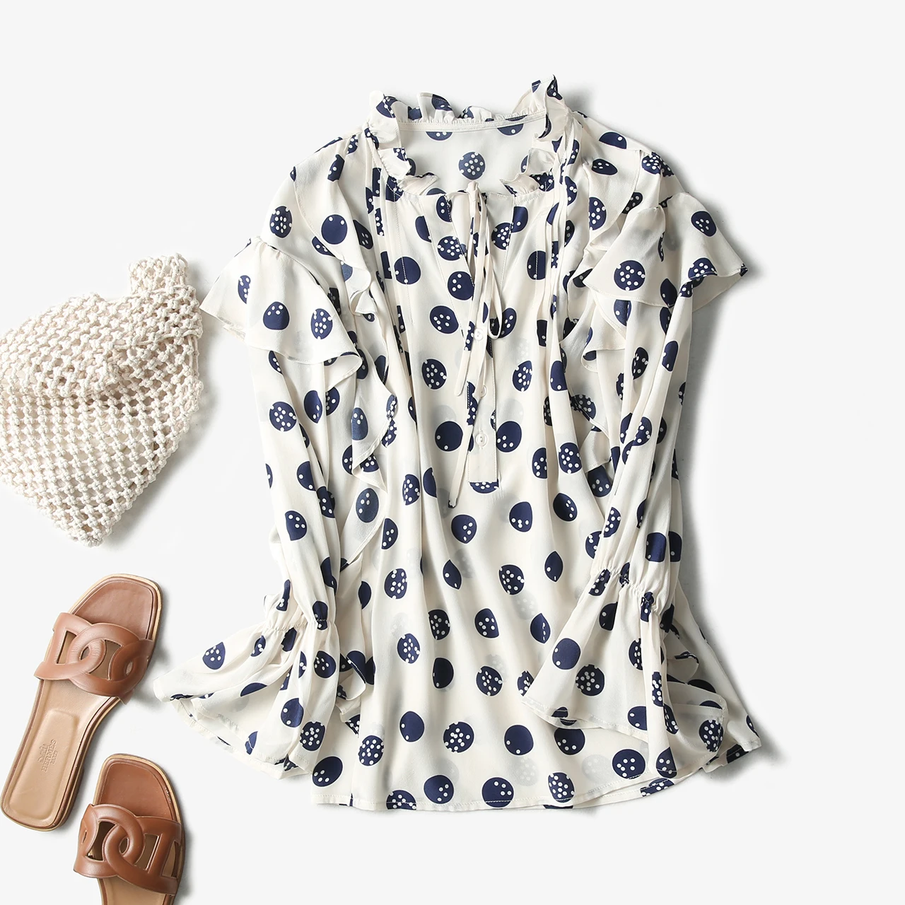 Топ дизайн! Шелка! Весна 2020 Новое поступление Повседневный стиль Женская Офисная