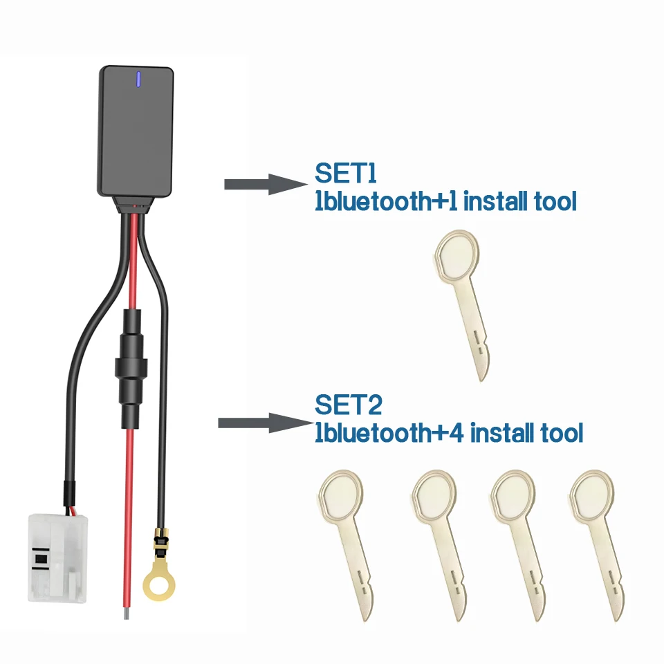 12Pin 12V Handsfree беспроводной Авто bluetooth 4,0 автомобильный комплект Bluetooth адаптер Aux кабель подходит для Benz W169 W245 W203 W209 W164 W221