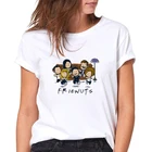Футболка женская с принтом FRIENDS, топ в стиле Харадзюку, Готическая уличная одежда, эстетичная рубашка, лето 2021